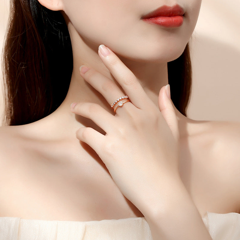 925 Srebreni Podesivi Prsten - R020