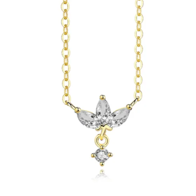 925 Srebrena Ogrlica, Lančić - 14k Pozlata - S062