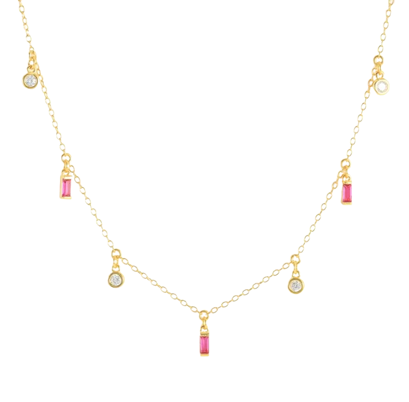 925 Srebrena Ogrlica, Lančić - 14k Pozlata - Podesivi - S090