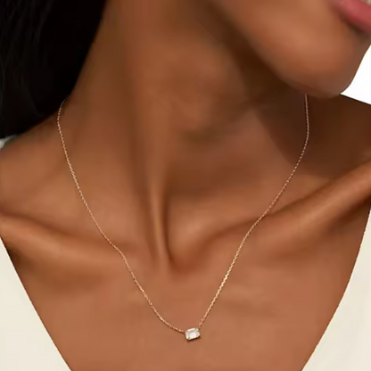 925 Srebrena Ogrlica, Lančić - 14k Pozlata - Podesivi - S066