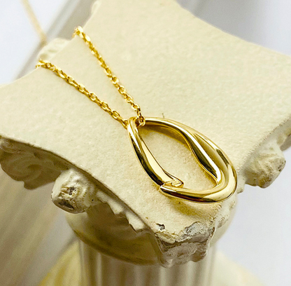 925 Srebrena Ogrlica, Lančić - 14k Pozlata - Podesivi - S076