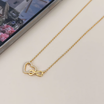 925 Srebrena Ogrlica, Lančić - 18k Pozlata - Podesivi - S069