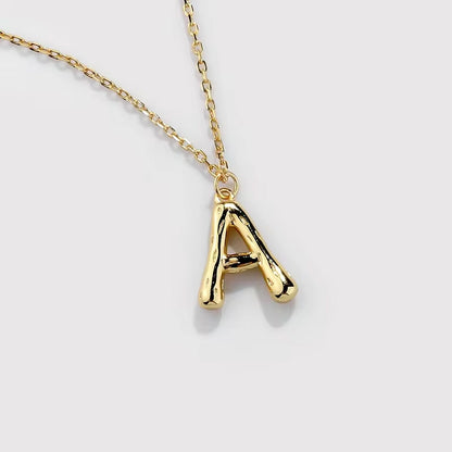 925 Srebrena Ogrlica, Lančić - 14k Pozlata - Slovo - Podesivi - S071