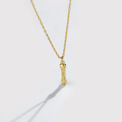 925 Srebrena Ogrlica, Lančić - 14k Pozlata - Slovo - Podesivi - S071