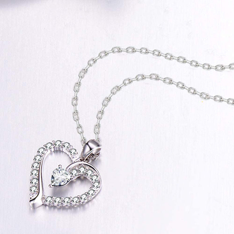 925 Srebrena Ogrlica, Lančić - Srce - S032