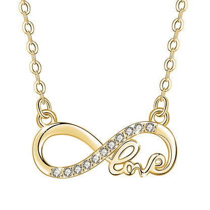925 Srebrena Ogrlica, Lančić - Infinity Love