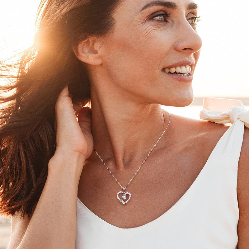 925 Srebrena Ogrlica, Lančić - Srce - S032