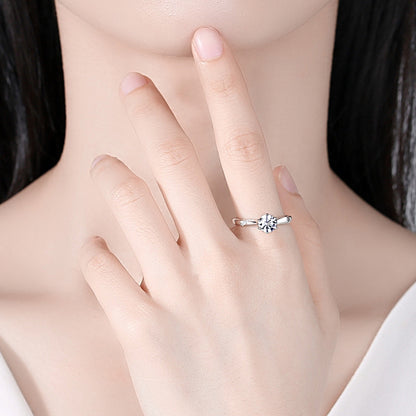 925 Srebreni Podesivi Prsten - R032