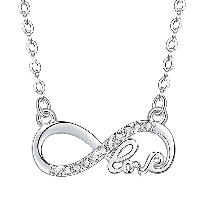 925 Srebrena Ogrlica, Lančić - Infinity Love
