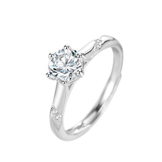 925 Srebreni Podesivi Prsten - R032