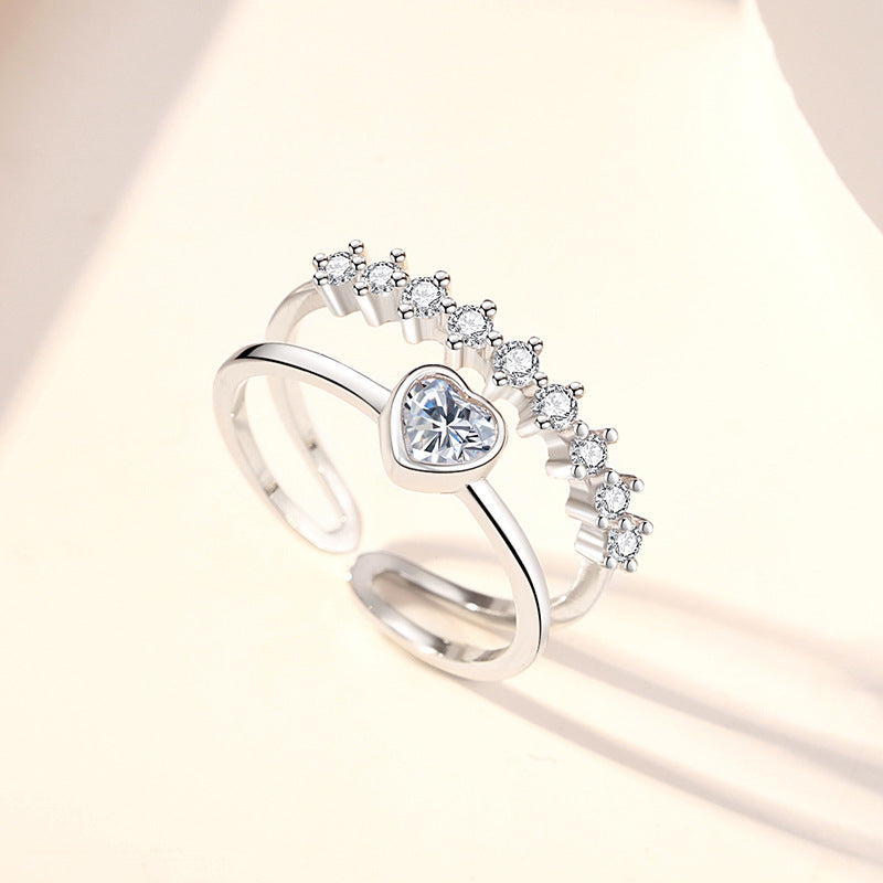 925 Srebreni Podesivi Prsten - R020