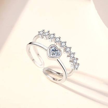 925 Srebreni Podesivi Prsten - R020