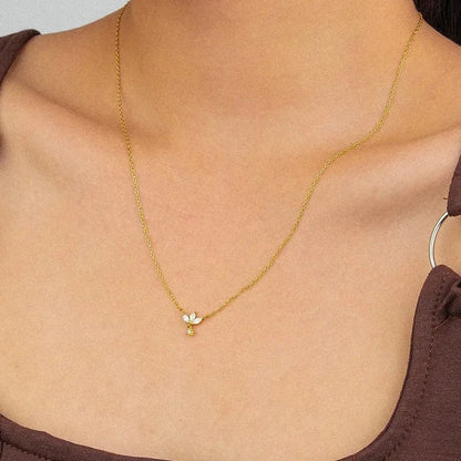 925 Srebrena Ogrlica, Lančić - 14k Pozlata - S062