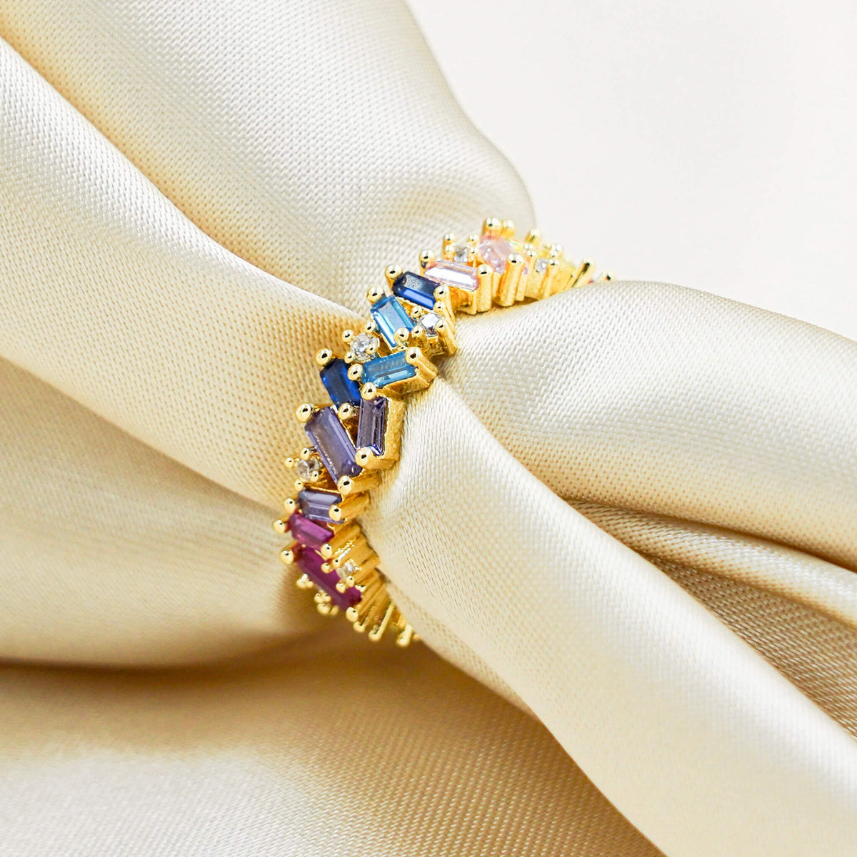 925 Srebreni Prsten - 14k Pozlata - R072