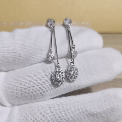 925 Srebrene Naušnice, Minđuše - E002